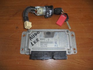 TOYOTA  AUGO  '06'-12' -  Εγκέφαλος + Κίτ-IMMOBILAIZER- κλειδαρια  μιζας