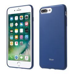 ROAR KOREA Θήκη Σιλικόνης TPU Ματ για iPhone 7 Plus / 8 Plus - Σκούρο Μπλε
