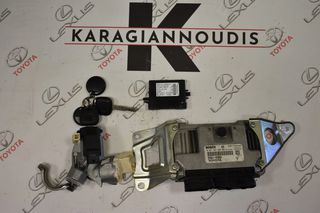 Toyota Yaris 1KR set κλειδια με κωδικό 89661-0DB60