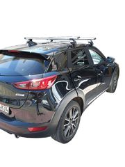 Μπαρες για Μπαγκαζιερα - Kit Μπάρες οροφής Αλουμινίου MENABO - Πόδια για Mazda CX-3 2015+ 2 τεμάχια