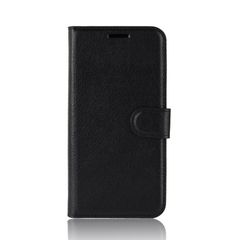 Δερμάτινη Θήκη Πορτοφόλι με Βάση Στήριξης για iPhone Xs Max 6.5-inch - Μαύρο