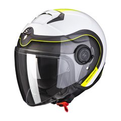 ΚΡΑΝΟΣ SCORPION EXO CITY ROLL PEARL WHITE NEON YELLOW **5 ΧΡΟΝΙΑ ΕΓΓΥΗΣΗ**