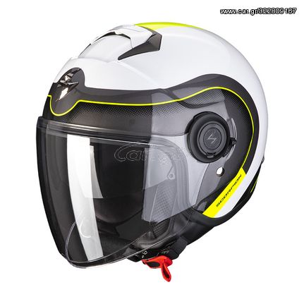 ΚΡΑΝΟΣ SCORPION EXO CITY ROLL PEARL WHITE NEON YELLOW **5 ΧΡΟΝΙΑ ΕΓΓΥΗΣΗ**