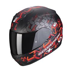 ΚΡΑΝΟΣ ΜΗΧΑΝΗΣ SCORPION EXO 390 CUBE MAT BLACK RED
