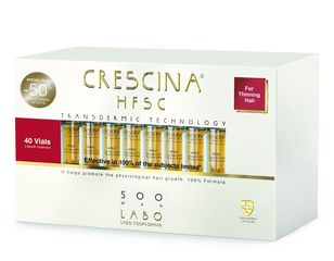 Crescina Transdermic HFSC Man 500 Αμπούλες Μαλλιών κατά της Τριχόπτωσης Μεσαίο Στάδιο για Άνδρες 40x3.5ml