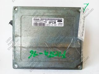 6S61-12A650-SB SIM21 Siemens Εγκέφαλος Μηχανής  + κλειδί immobilizer  Ford Fiesta mk6-thumb-2