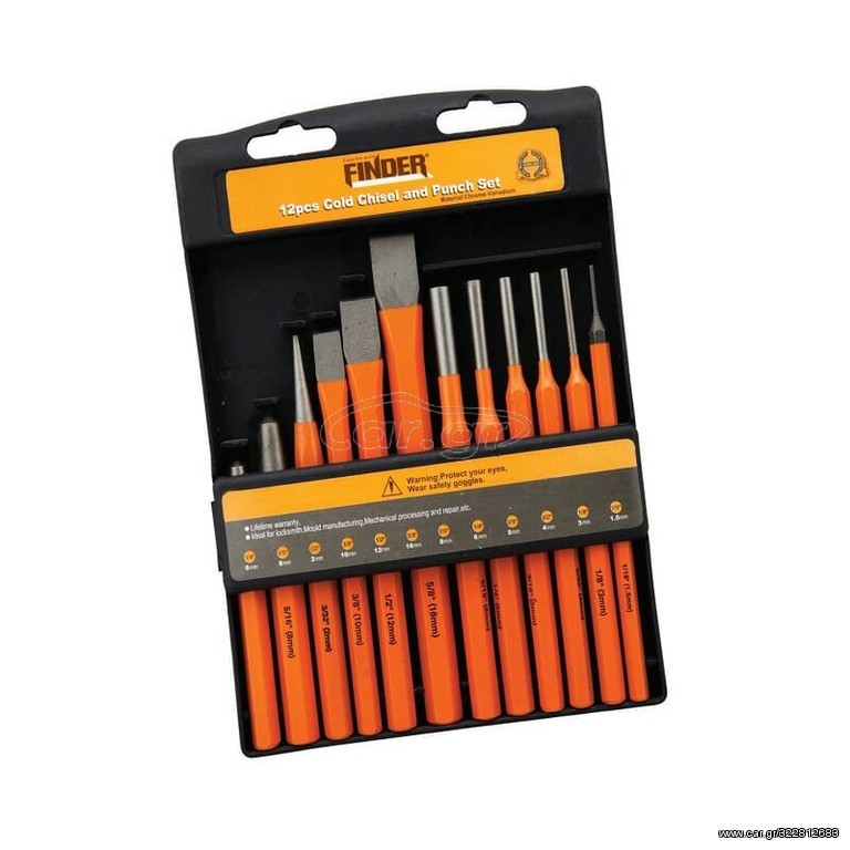 Σετ κοπίδια/πόντες – 12pcs – Finder –