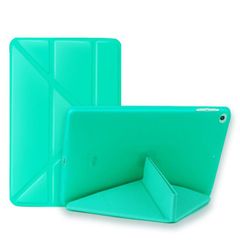 Δερμάτινη Θήκη Βιβλίο με Βάση Στήριξης (Origami) για iPad mini (2019) 7.9 inch / mini 4 - Γαλαζοπράσινο