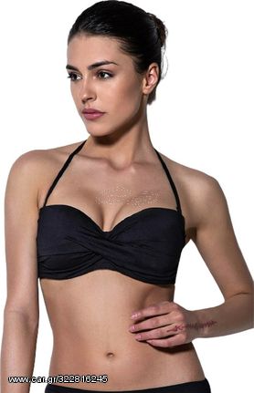 Γυναικείο Μαγιό BLUEPOINT Strapless "Solids" D cup Μαύρο #2