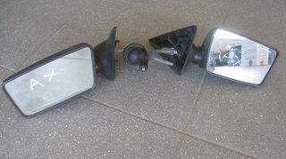 Μηχανικοί καθρέπτες οδηγού-συνοδηγού, γνήσιοι μεταχειρισμένοι, από Citroen AX 1987-1995