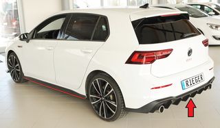 ΟΠΙΣΘΙΟ DIFFUSER RIEGER VW GOLF 8 GTI 