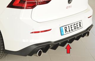 ΟΠΙΣΘΙΟ DIFFUSER RIEGER VW GOLF 8 GTI -thumb-3