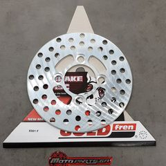 ΔΙΣΚΟΠΛΑΚΑ ΕΜΠΡΟΣ YAMAHA YFS200, RAPTOR 350/660/700, BANSHEE 350, YFZ450 8301F 161mm 48mm 4T| GOLDFREN