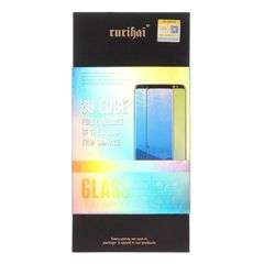 RURIHAI Σκληρυμένο Γυαλί (Tempered Glass) Προστασίας Οθόνης Πλήρης Κάλυψης για Samsung Galaxy S10 - Μαύρο [Case Friendly Scaled-Down Version]