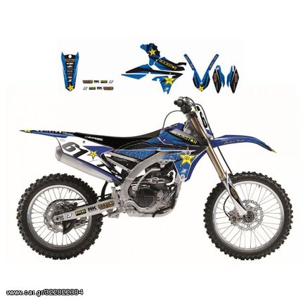 ΣΕΤ ΑΥΤΟΚΟΛΛΗΤΑ YZ125/250 02-14 BLACKBIRD ROCKSTAR ENERGY