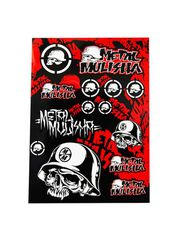 ΣΕΤ ΑΥΤΟΚΟΛΛΗΤΑ ΚΑΡΤΕΛΑ METAL MULISHA 450mm X 320mm | 4MX