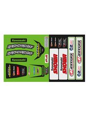 ΣΕΤ ΑΥΤΟΚΟΛΛΗΤΑ ΕΜΠΡΟΣ ΠΙΣΩ ΦΤΕΡΟΥ KAWASAKI 450mm X 320mm | 4MX