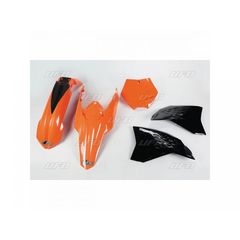 ΚΙΤ ΠΛΑΣΤΙΚΩΝ KTM SX125/144/200/300 09-10, SX-F250/350/450/505 09-10 ΠΟΡΤΟΚΑΛΙ/ΜΑΥΡΟ | UFO