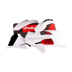 ΚΙΤ ΠΛΑΣΤΙΚΩΝ KTM SX125/250 11, SX-F250/350/450 11 ΑΣΠΡΟ | POLISPORT