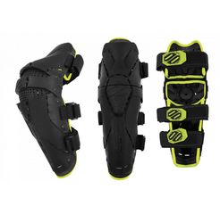 ΕΠΙΓΟΝΑΤΙΔΕΣ ΣΠΑΣΤΕΣ KNEE GUARD PROTECTOR ADULT BLACK/NEON YELLOW | SHOT