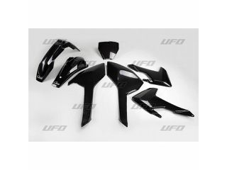 ΚΙΤ ΠΛΑΣΤΙΚΩΝ HUSQVARNA TC125, FC250/350/450, TC250, FS 450 16-18 ΜΑΥΡΟ | UFO