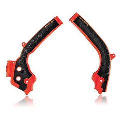 ΠΡΟΣΤΑΤΕΥΤΙΚΑ ΣΚΕΛΕΤΟΥ X-GRIP KTM 17-18 / HUSQVARNA 16-17 ΠΟΡΤΟΚΑΛΙ/ΜΑΥΡΟ | ACERBIS