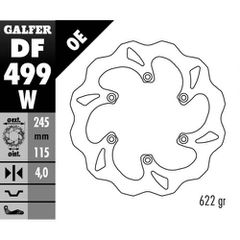ΔΙΣΚΟΠΛΑΚΑ DF499W | GALFER