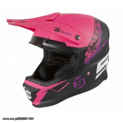 ΚΡΑΝΟΣ MX FURIOUS STORM BLACK FUSHIA MATT | SHOT