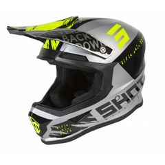 ΚΡΑΝΟΣ MX FURIOUS DRAW GREY NEON YELLOW GLOSSY | SHOT