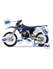 ΣΕΤ ΑΞΕΣΟΥΑΡ YAMAHA YZF250 09-13 BSY1B ΜΠΛΕ | ACCOSSATO