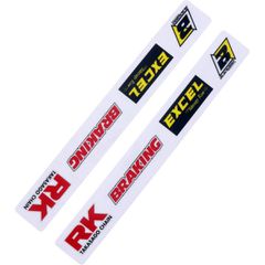 ΑΥΤΟΚΟΛΛΗΤΑ ΨΑΛΙΔΙΟΥ SUZUKI RM125 91-12, RM250 91-11, RM85 02-21, RMZ250 04-21, RMZ450 06-20 | BLACKBIRD