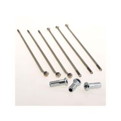 ΑΚΤΙΝΕΣ ΜΕ ΚΑΨΟΥΛΙΑ ΑΣΗΜΙ KX 125/250  KXF 250/450 16.5"  36τεμ | HAAN
