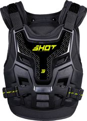 ΘΩΡΑΚΑΣ FIGHTER 2.0 CHEST DEFLECTOR BLACK NEON YELLOW | SHOT