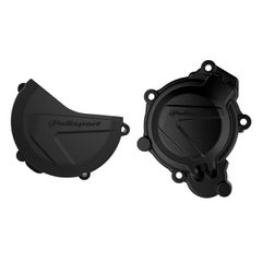 ΠΡΟΣΤΑΤΕΥΤΙΚΑ ΚΑΛΥΜΜΑΤΑ ΚΙΝΗΤΗΡΑ KTM SX125/150/200 16-18, HUSQVARNA TC125 ΜΑΥΡΟ | POLISPORT