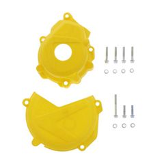 ΠΡΟΣΤΑΤΕΥΤΙΚΑ ΚΑΛΥΜΜΑΤΑ ΚΙΝΗΤΗΡΑ KTM SXF/XCF 250/350, HUSQVARNA FC 250/350 16-21 ΚΙΤΡΙΝΟ | POLISPORT
