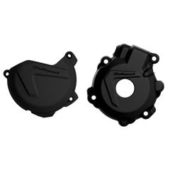 ΠΡΟΣΤΑΤΕΥΤΙΚΑ ΚΑΛΥΜΜΑΤΑ ΚΙΝΗΤΗΡΑ KTM EXC-F 250/350 14-16, HUSQVARNA FE250/350 14-16 ΜΑΥΡΟ | POLISPORT