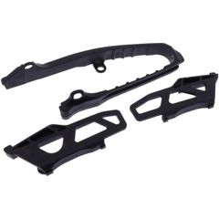 ΚΙΤ ΟΔΗΓΟΣ ΑΛΥΣΙΔΑΣ & ΓΛΥΣΙΕΡΑ ΨΑΛΙΔΙΟΥ KAWASAKI KXF450 19-21 ΜΑΥΡΟ | POLISPORT