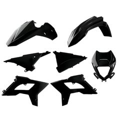 ΚΙΤ ΠΛΑΣΤΙΚΩΝ BETA RR 125/250/300/350/390/430/480 RESTYLE 13-17 ΜΑΥΡΟ | POLISPORT