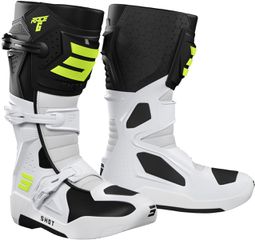 ΜΠΟΤΕΣ MX RACE 6 BLACK WHITE NEON YELLOW | SHOT