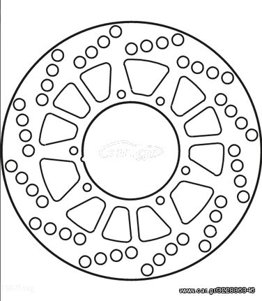 ΔΙΣΚΟΠΛΑΚΑ ΕΜΠΡΟΣ GOLDFREN DT125R DT200R 1367F-3