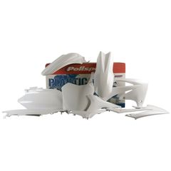 ΚΙΤ ΠΛΑΣΤΙΚΩΝ HONDA CRF250 11-13, CRF450 11-12 ΑΣΠΡΟ | POLISPORT
