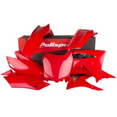 ΚΙΤ ΠΛΑΣΤΙΚΩΝ HONDA CRF250 14-17, CRF450 13-16 ΚΟΚΚΙΝΟ | POLISPORT