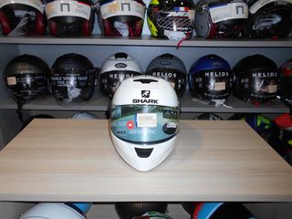 Shark Speed-R 2 White (MEDIUM) Κράνος Μηχανής Full Face 1450gr με Pinlock και Sunvisor