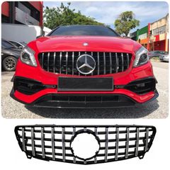 ΜΑΣΚΑ ΕΜΠΡΟΣ Mercedes A-Class W176 Facelift (09.2015-2018) A45 GT-R Panamericana Design Chrome