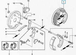 Κιθάρα Πίσω Αριστερή Κομπλέ Piaggio Porter Maxxi 2,2 Tonn 2007-2009 22TL***** ZD622T 588345