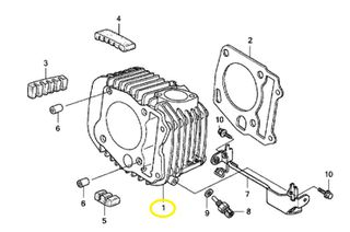 Κύλινδρος Honda ANF.125 Innova i 2007-2012 12100KPH700