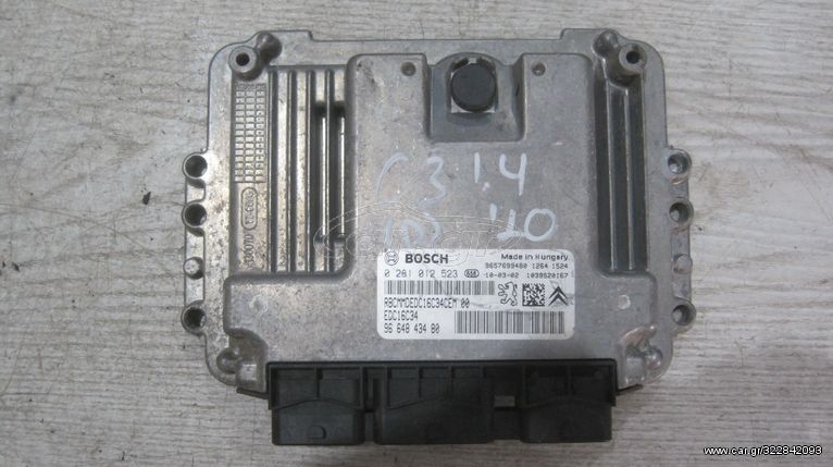 Εγκέφαλος κινητήρα, 8HZ 1.4lt HDi, από Citroen C3 '09-'11, Peugeot 206-207 '06-'10