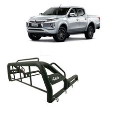 Mitsubishi (L200) 2019+ [Titan] Rollbar Σιδερένιο Μαύρο