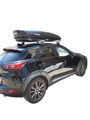 Μπάρες για Μπαγκαζιέρα - Kit Μπάρες οροφής Αλουμινίου Menabo - Πόδια - Μπαγκαζιέρα Menabo MANIA 460lt για Mazda CX-3 2015+ 3 τεμάχια