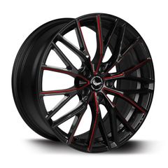 Barracuda Project 3.0 Black gloss flashred 10x20-thumb-1
